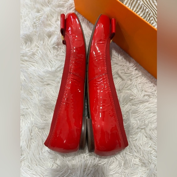 Kate spade red maraschino - Gem Kate Spade Flats - Size 7.5 - Maraschino patent red